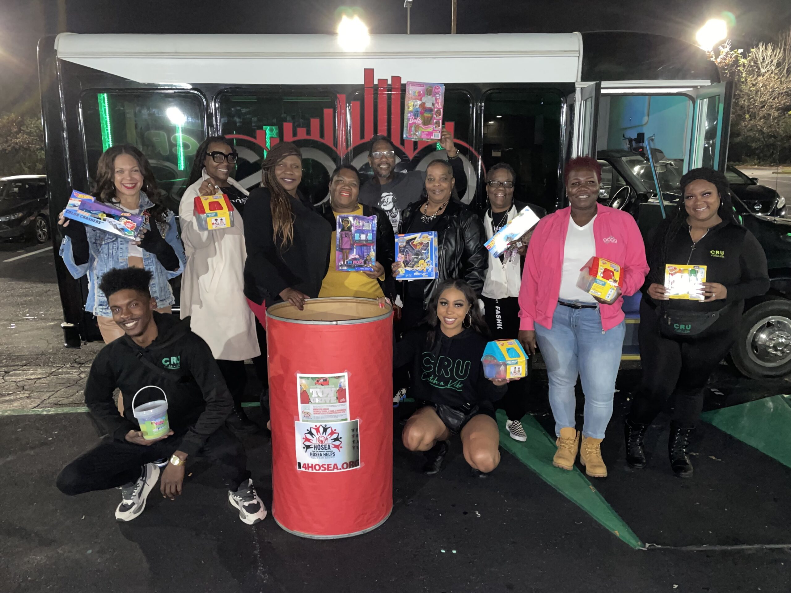 GoGo Party Bus Wraps Up Their 1st Stuff The Bus Toy Drive
