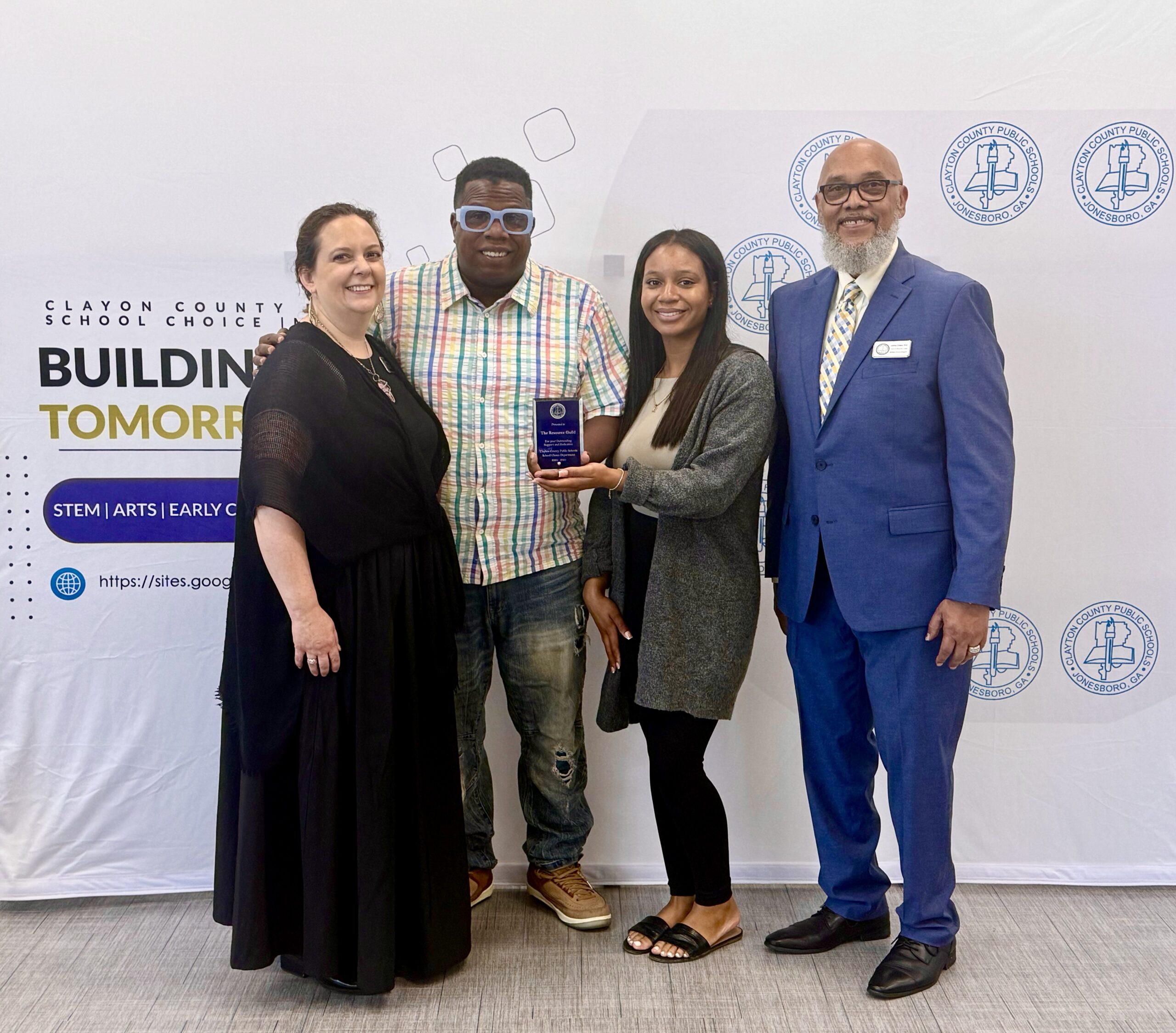 The Resource Guild Honored to Receive An Award for Our Partnership w/ the Clayton County Public Schools