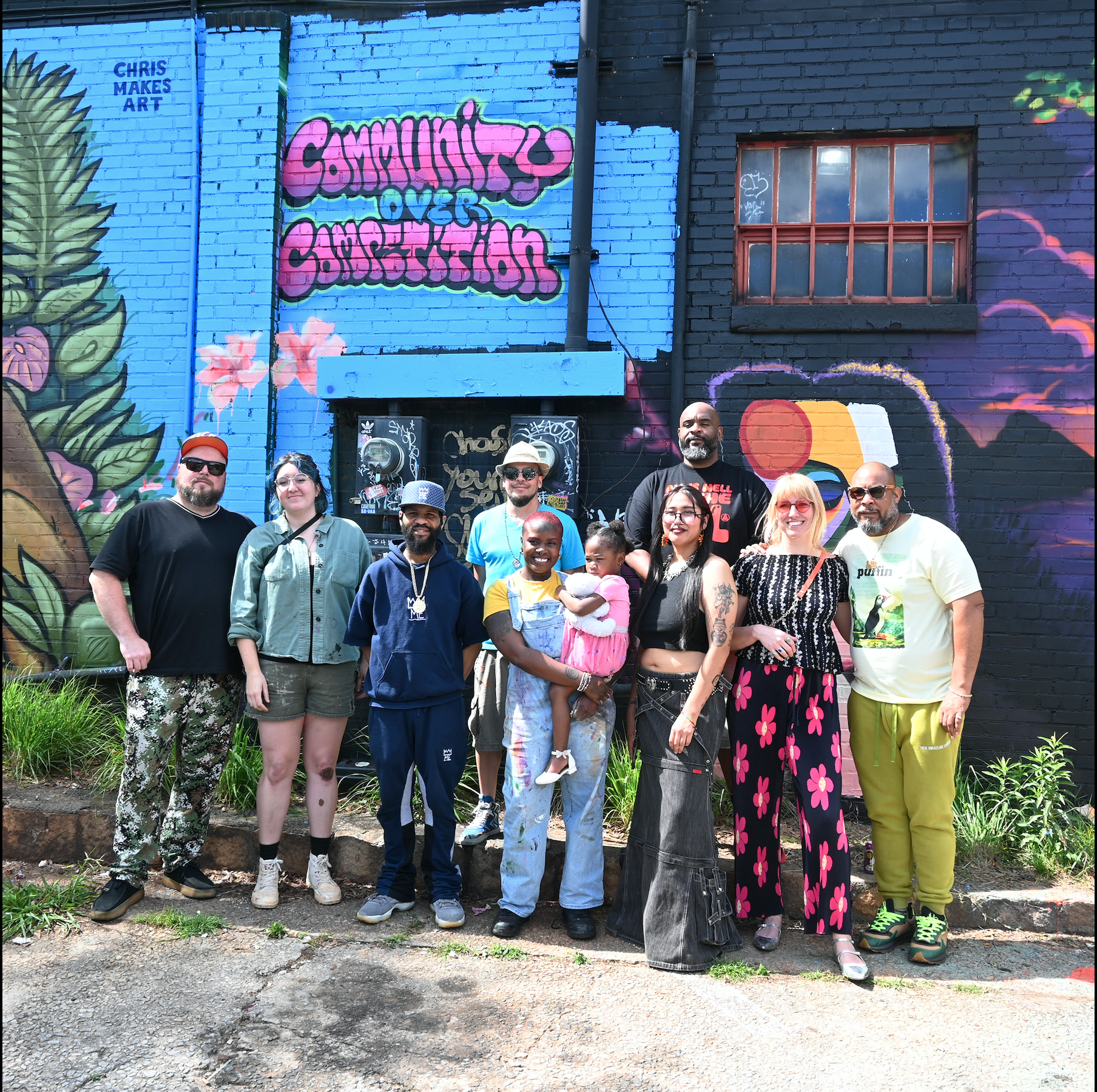 Twisted Circus ATL & East Atlanta Treehouse Hosted The Art Jam & Inaugural Community Over Competition Mural Unveiling